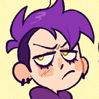 an image of venus, who is a dark-skinned girl with blonde afro puffs, pink-tinted glasses, and freckles