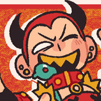 an image of venus, who is a dark-skinned girl with blonde afro puffs, pink-tinted glasses, and freckles