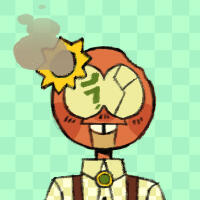 an image of venus, who is a dark-skinned girl with blonde afro puffs, pink-tinted glasses, and freckles